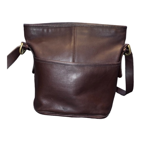 Vintage COACH Bleecker No. B7M-4153 Smooth Leather Bucket Shoulder Bag - Picture 6 of 16